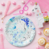 DreamAbstract BlueArt Pappteller (Party)