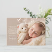 Dreamame Nights - ein gemütlicher Godparent-Vorsch Einladung (Stehend Vorderseite)