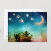 Dreamboat Postcard Postkarte (Vorne/Hinten)