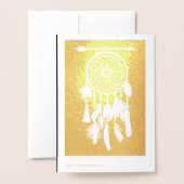 Dreamcatcher | Abschluss Best Wites Folienkarte (Rückseite mit Umschlag)