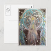 Dreamcatcher Angel Postkarte (Vorne/Hinten)