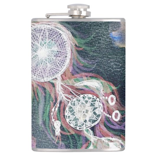 Dreamcatcher angesagte Flasche Flachmann (Vorderseite)