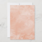 Dreamcatcher Baby-Duschen-Einladungs-Koralle Einladung (Rückseite)