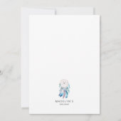 Dreamcatcher Baby Shower Boho Gender Neutral Einladung (Rückseite)