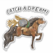 Dreamcatcher Bay Horse Aufkleber (Vorderseite)