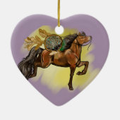 Dreamcatcher Bay Horse Keramik Ornament (Hinten)