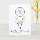 DreamCatcher Birthday Card Karte (Gelbe Blume)