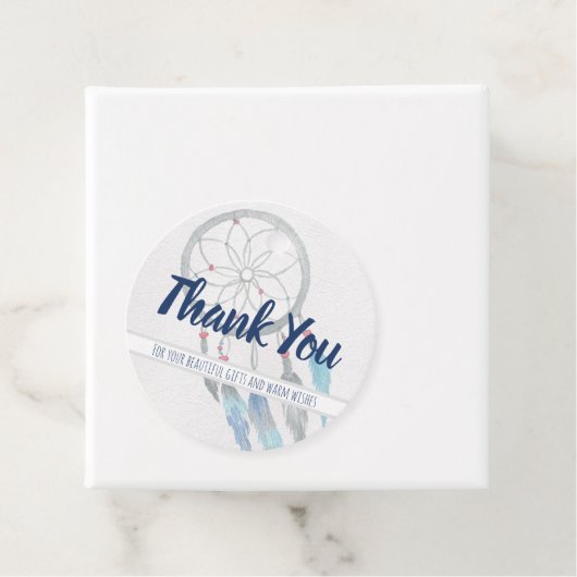 Dreamcatcher Boho Babydusche Vielen Dank Geschenkanhänger (Beispiel)