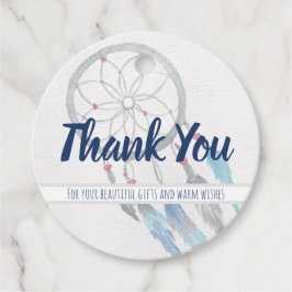 Dreamcatcher Boho Babydusche Vielen Dank Geschenkanhänger