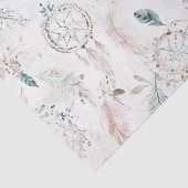 DREAMCATCHER Boho Federn neutrales Gewebepapier Seidenpapier (Detail)