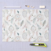 DREAMCATCHER Boho Federn neutrales Gewebepapier Seidenpapier (Handwerk)