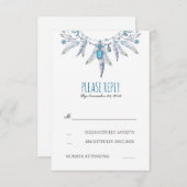 Dreamcatcher boho Hochzeit rsvp (Vorne/Hinten)