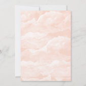 Dreamcatcher boho Rosa Pastellgeburtstagseinladung Einladung (Rückseite)