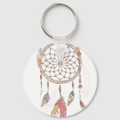 Dreamcatcher Button Schlüsselanhänger (Vorderseite)