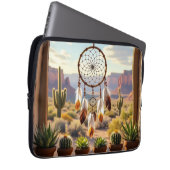 Dreamcatcher, Desert Canyons, Cacti Laptopschutzhülle (Vorne Rechts)
