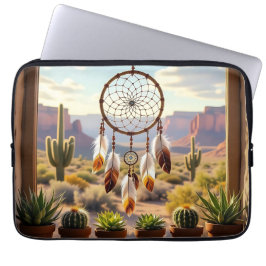 Dreamcatcher, Desert Canyons, Cacti Laptopschutzhülle
