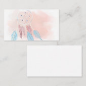 DreamCatcher Dreamcatcher Abstrakte Visitenkarten Visitenkarte (Vorne/Hinten)