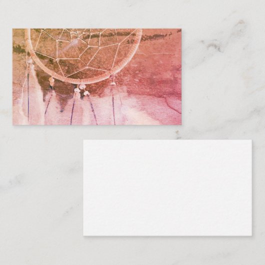 DreamCatcher Dreamcatcher Abstrakte Visitenkarten Visitenkarte (Vorne/Hinten)