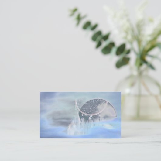 DreamCatcher Dreamcatcher Abstrakte Visitenkarten Visitenkarte (Stehend Vorderseite)