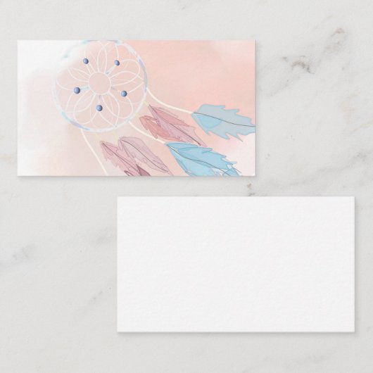 DreamCatcher Dreamcatcher Abstrakte Visitenkarten Visitenkarte (Vorne/Hinten)