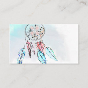 DreamCatcher Dreamcatcher Abstrakte Visitenkarten Visitenkarte