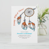Dreamcatcher - Einladung zum Geburtstag (Stehend Vorderseite)