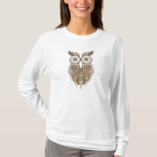 dreamcatcher Eule T-Shirt (Vorderseite)