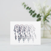 Dreamcatcher Fade Postkarte (Stehend Vorderseite)