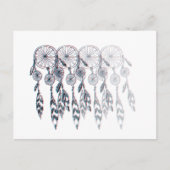 Dreamcatcher Fade Postkarte (Vorderseite)