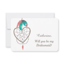 Dreamcatcher Feather Wedding Bridesmaid