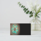 Dreamcatcher, Feathers Business Cards Visitenkarte (Stehend Vorderseite)