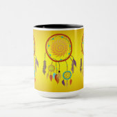 Dreamcatcher feathers Kokopelli Tasse (Zentrum)