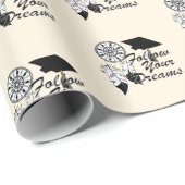 Dreamcatcher Folgen Sie Ihren Träumen Abschluss Geschenkpapier (Rolleneckpunkt)