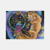 DreamCatcher Fox Fleecedecke (Vorderseite (Horizontal))
