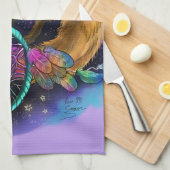 DreamCatcher Fox Handtuch (Viertel Falte)