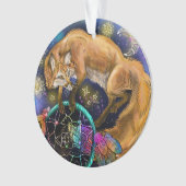 DreamCatcher Fox Ornament (Vorderseite)