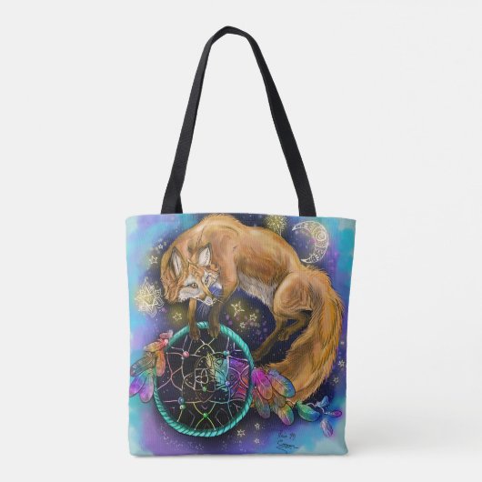 DreamCatcher Fox Tasche (Rückseite)