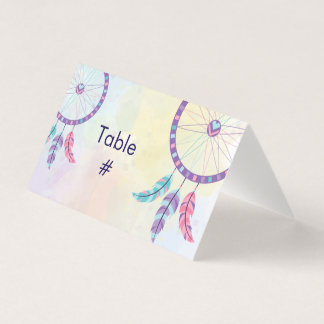 Dreamcatcher Geburtstagsfeier Tischnummer