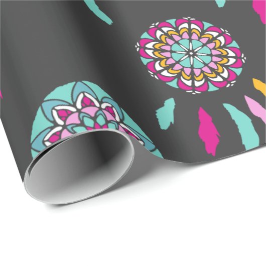 Dreamcatcher Geschenkpapier (Rolleneckpunkt)