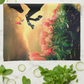 Dreamcatcher Geschirrtuch (Gefaltet)