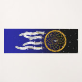 Dreamcatcher--Grüne Türkis Yoga Matte (Vorderseite (Horizontal))