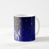 Dreamcatcher--Grüne Türkis Yoga Matte Kaffeetasse (VorderseiteRechts)
