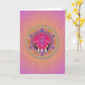 Dreamcatcher Gruß-Karten Karte (Gelbe Blume)