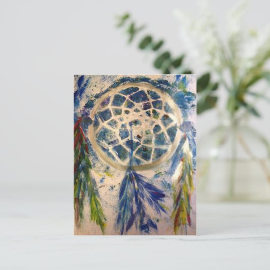 Dreamcatcher Harmony Postkarte (Stehend Vorderseite)