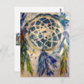 Dreamcatcher Harmony Postkarte (Vorne/Hinten)