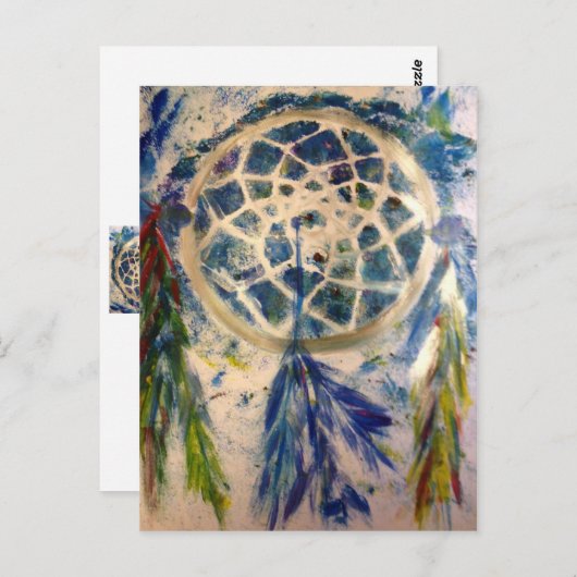 Dreamcatcher Harmony Postkarte (Vorne/Hinten)