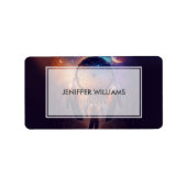 Dreamcatcher im Wald Adressaufkleber (Vorne)