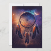 Dreamcatcher im Wald Einladung (Rückseite)