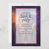 Dreamcatcher im Wald Einladung (Vorderseite)