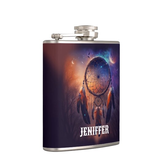 Dreamcatcher im Wald Flachmann (Rechts)